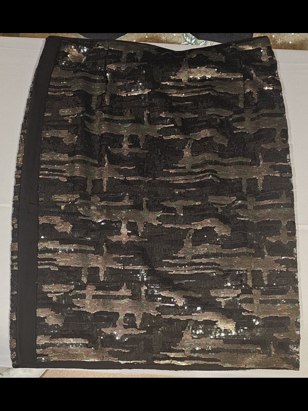 Marina Rinaldi Canarino Black Sequin Pencil Skirt Size 20 NWT